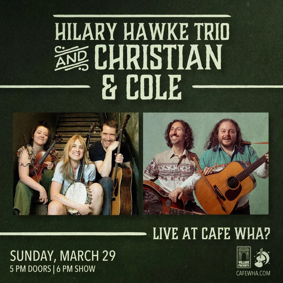 Hilary Hawke trio with Christian &amp; Cole @ Cafe Wha? NYC
