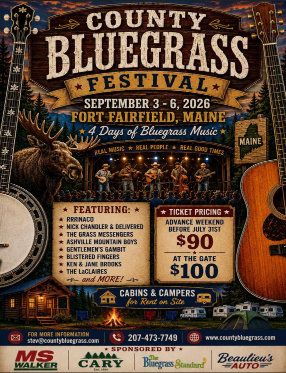 The Grass Messengers at the County Bluegrass Festival in Fort Fairfield, Maine