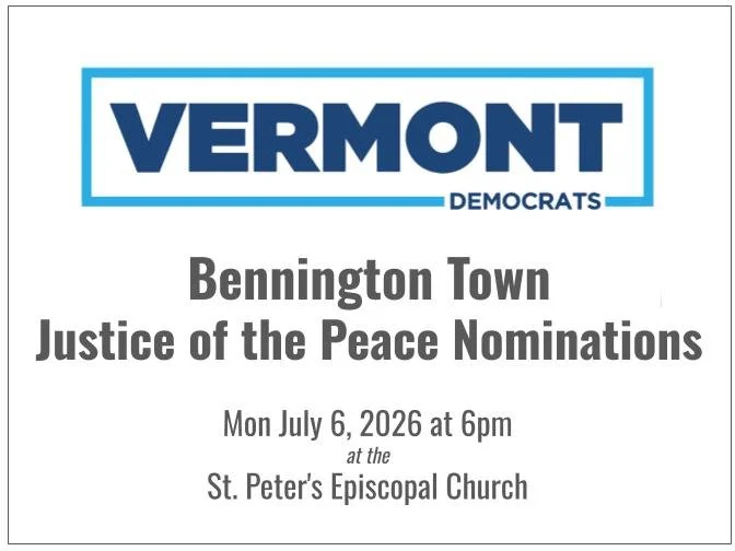 Bennington Town Justice of the Peace Nominations