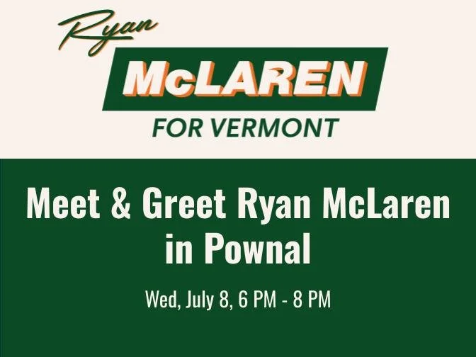 Meet & Greet Ryan McLaren in Pownal