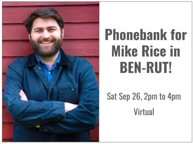 Phone bank for Mike Rice