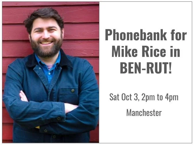 Phone bank for Mike Rice