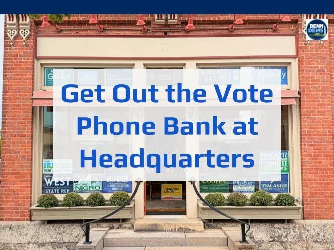 Get Out the Vote Phone Bank
