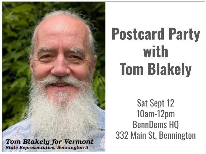Postcard Party with Tom Blakely