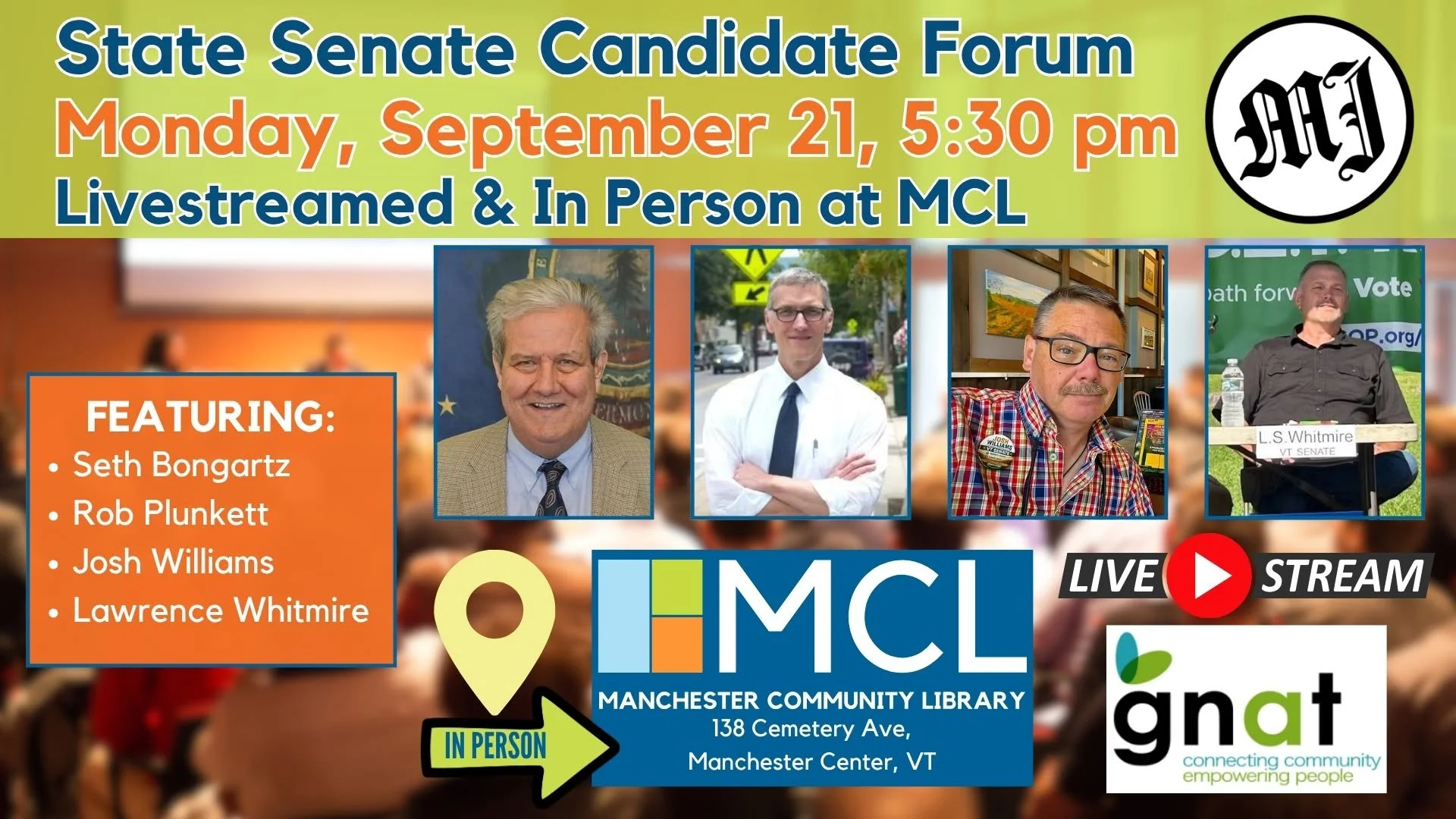 State Senate Candidate Forum - Bennington