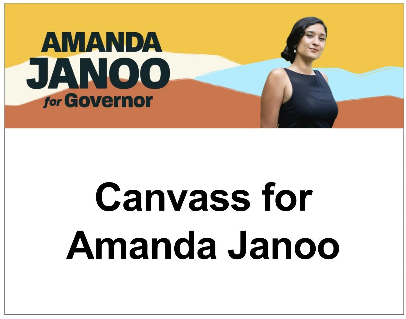 Bennington Canvass Blitz with Amanda Janoo (post Town Hall)