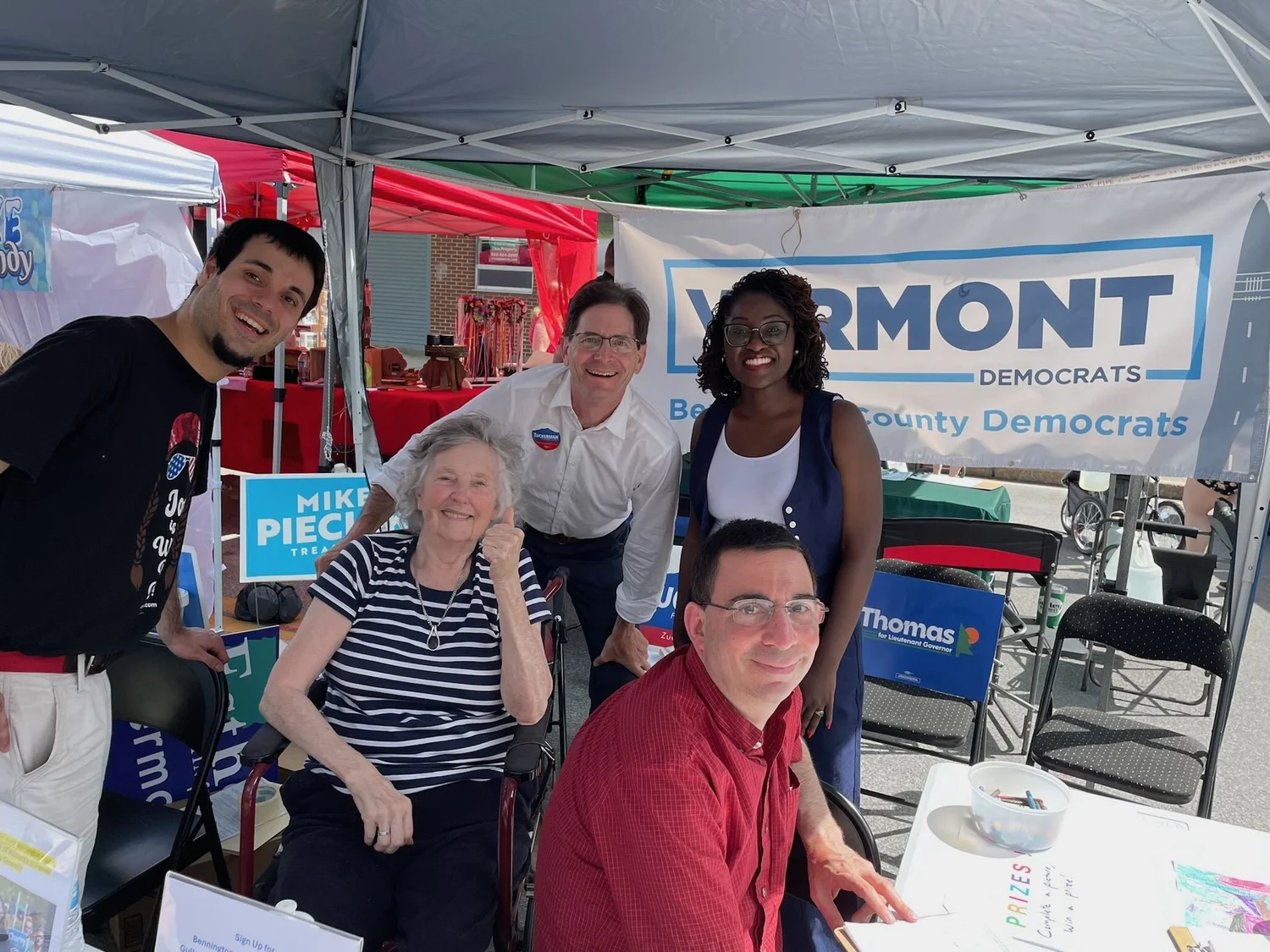 Bennington County Democrats volunteers
