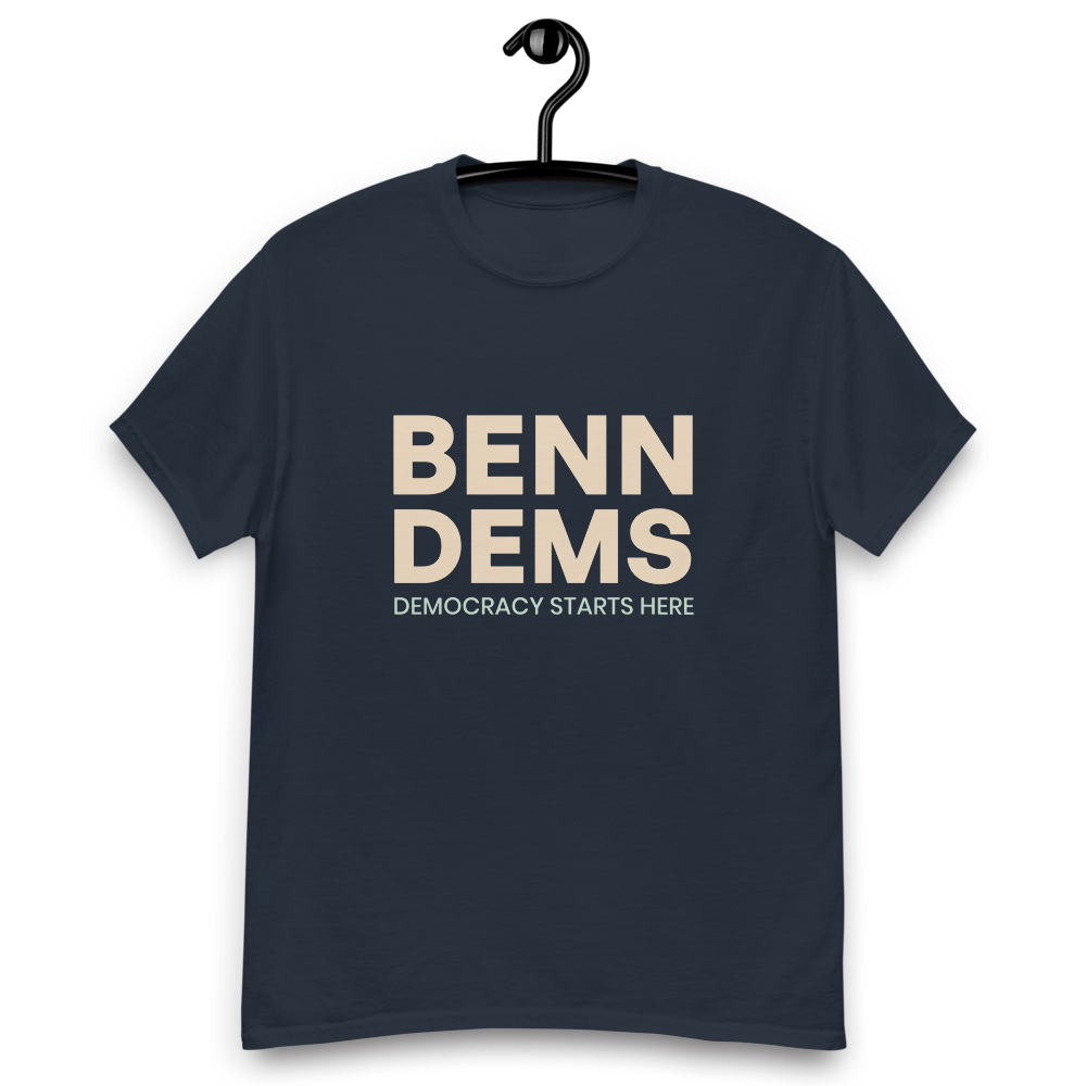 BennDems Democracy Starts Here T-shirt