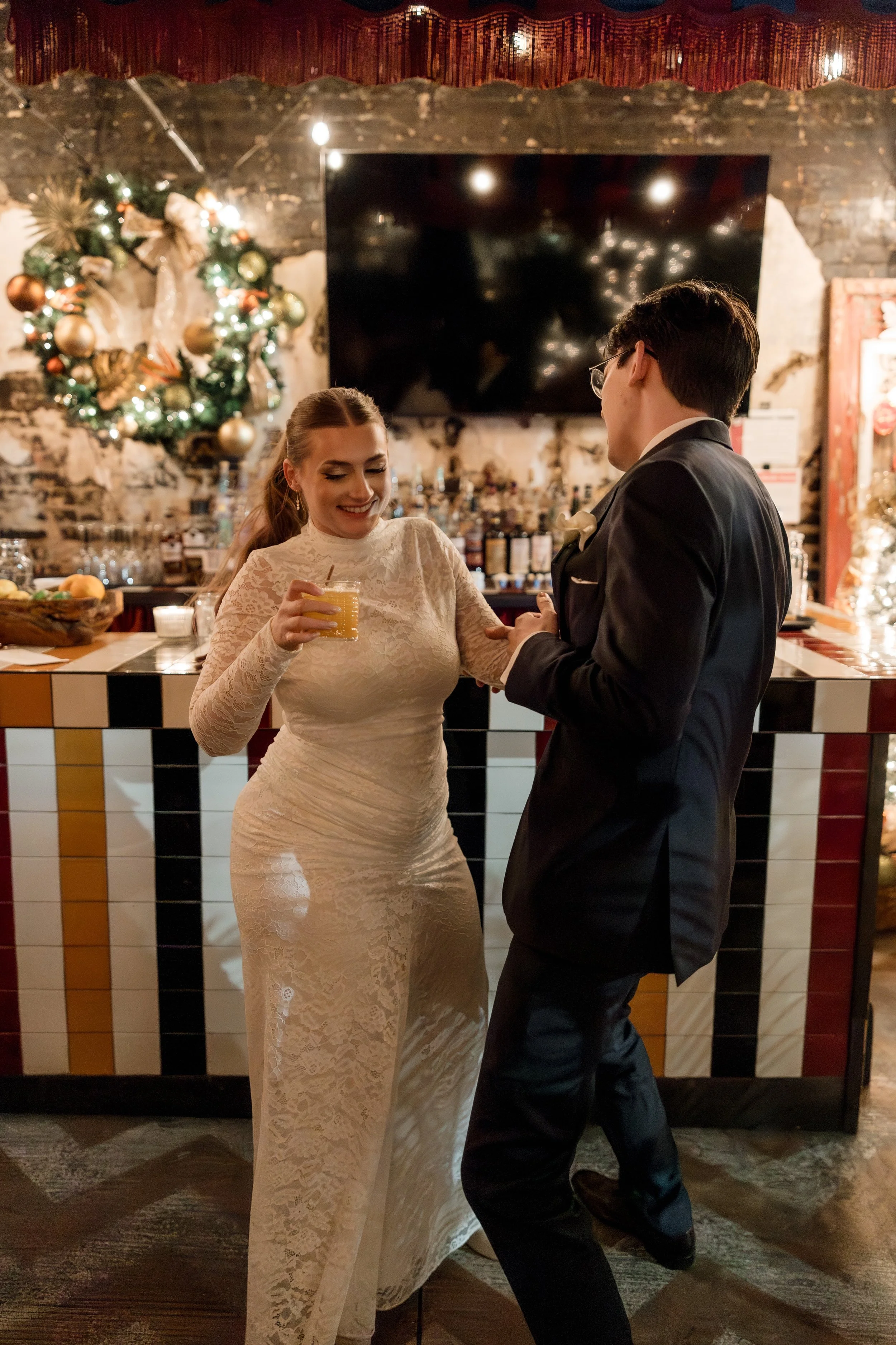 Beatnik West Town wedding reception in Chicago