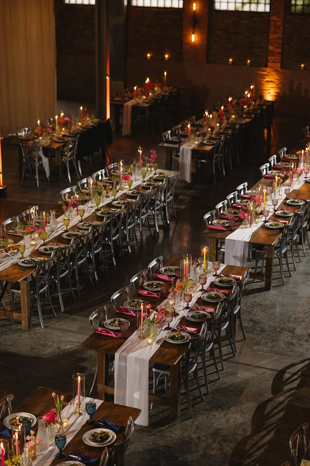 Chicago wedding reception design at Fairlie