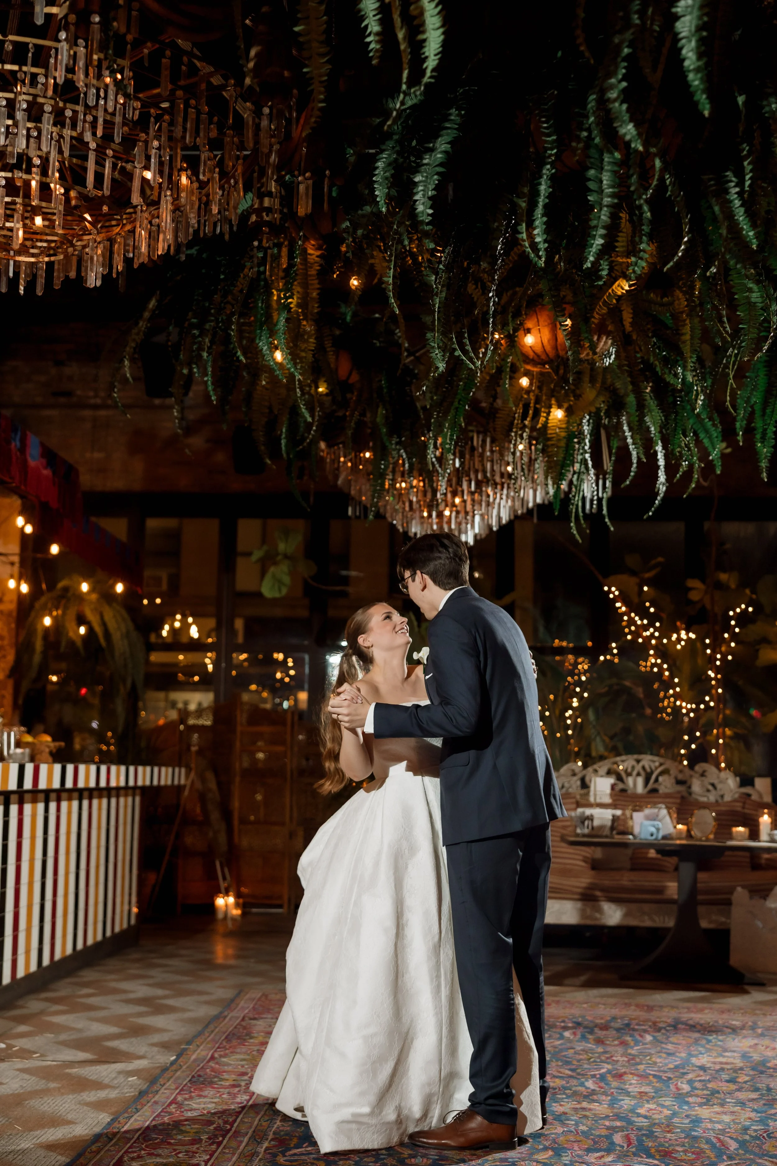 First dance at Beatnik West Town wedding in Chicago