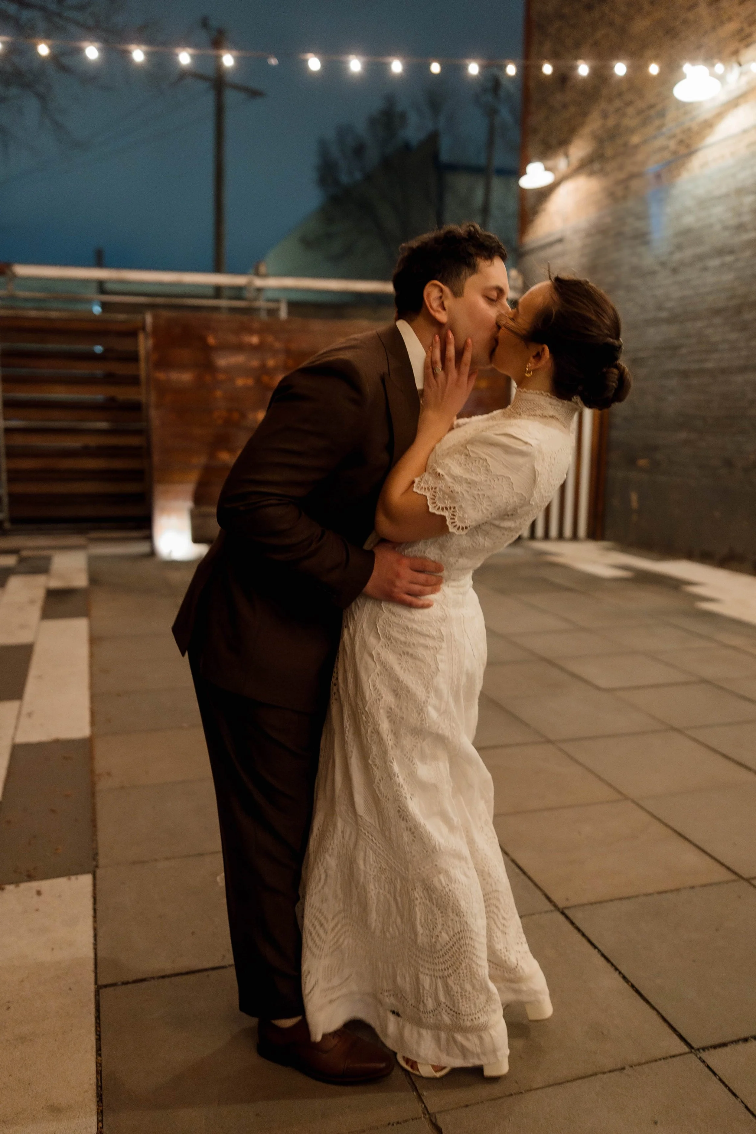Winter wedding at The Joinery venue