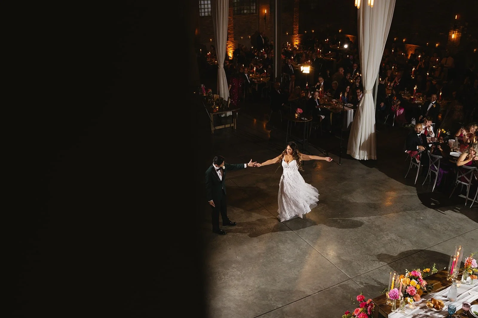 First dance at Fairlie Chicago wedding reception