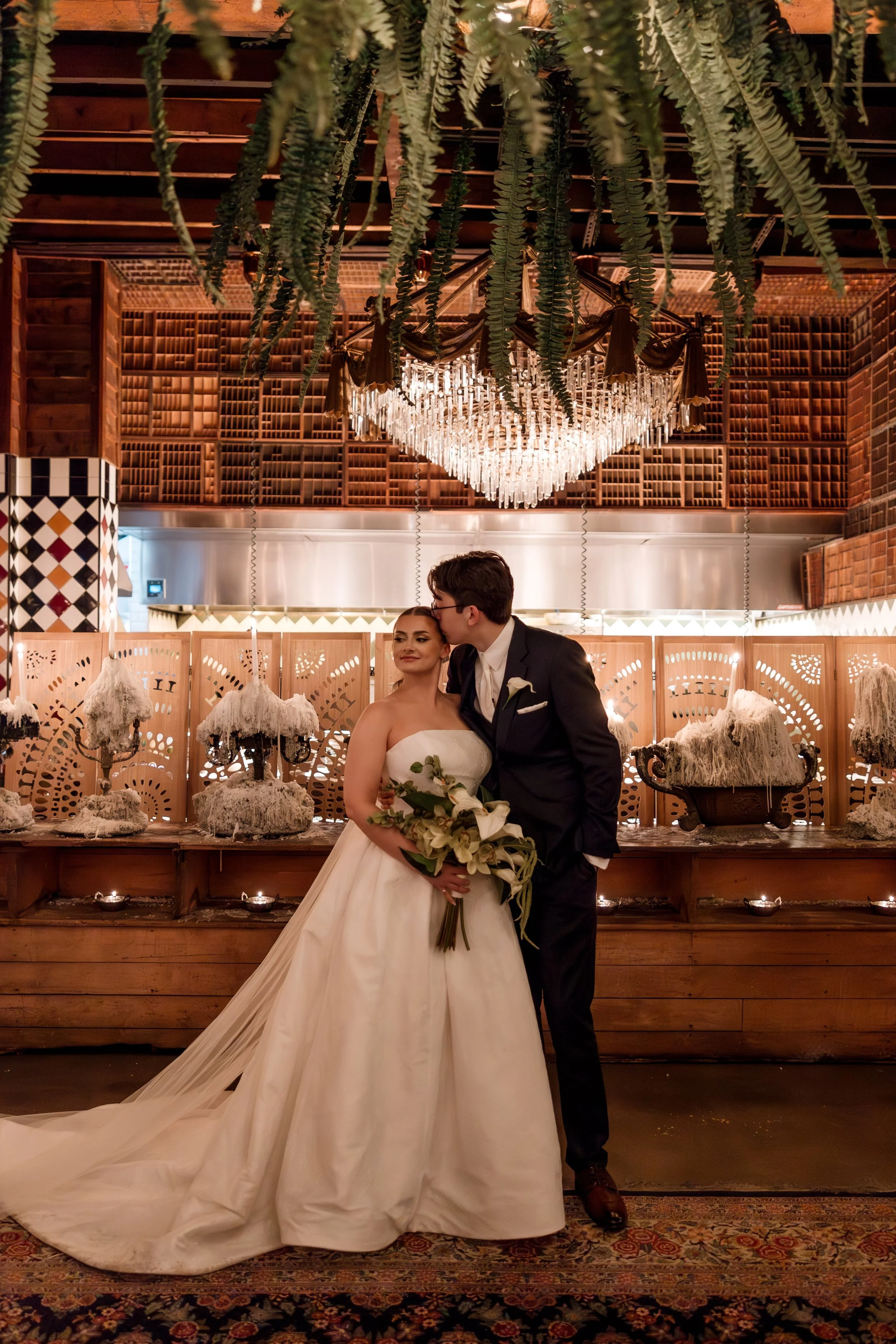 Boho inspired wedding decor at Beatnik West Town in Chicago