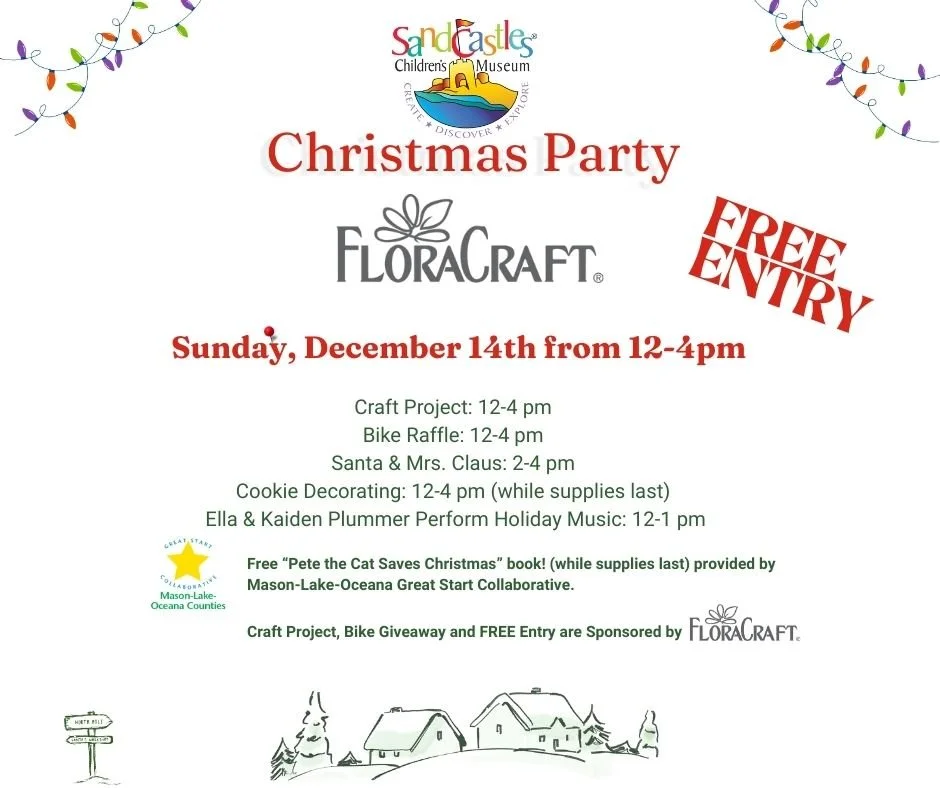 Join us for a FREE Holiday Party at the Museum sponsored by FloraCraft on Sunday December 14th!

Come chill with us for an afternoon filled with FloraCraft crafts, cookies decorating, a visit with Santa, and more festive fun than you can wrap your he