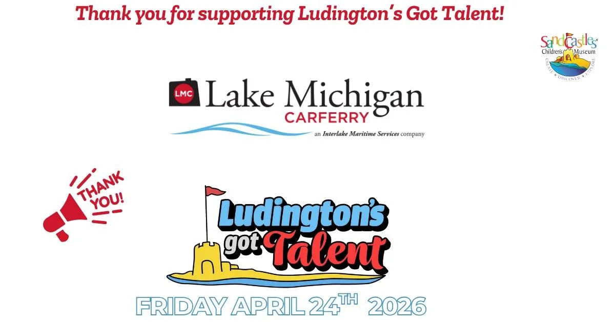 We would like to express our sincere gratitude to Lake Michigan Carferry for their generous support of the Ludington's Got Talent Fundraiser. Which esteemed organization will be next to join our distinguished list of sponsors? We are deeply appreciat