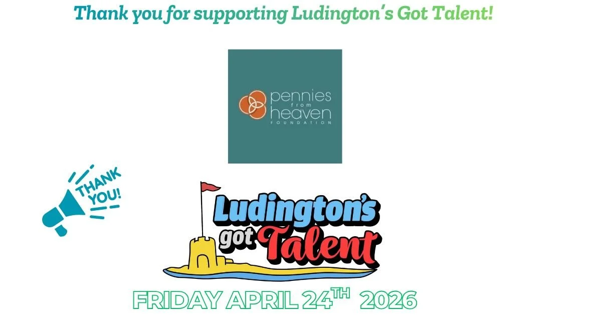 We would like to express our sincere gratitude to Pennies From Heaven for their generous support of the Ludington&rsquo;s Got Talent Fundraiser. Which esteemed organization will be next to join our distinguished list of sponsors? We are deeply apprec