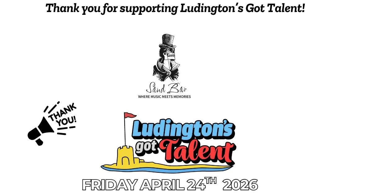 We would like to express our sincere gratitude to SandBar for their generous support of the Ludington&rsquo;s Got Talent Fundraiser. Which esteemed organization will be next to join our distinguished list of sponsors? We are deeply appreciative of th