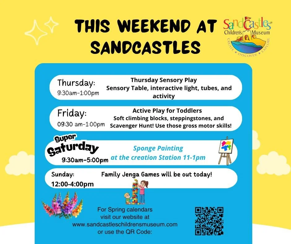 We are approaching the final week of our Spring Hours. As of June 8th, Sandcastles will transition to our Summer Schedule, operating 7 days a week. We look forward to welcoming you and commencing your summer experience with us. ☀