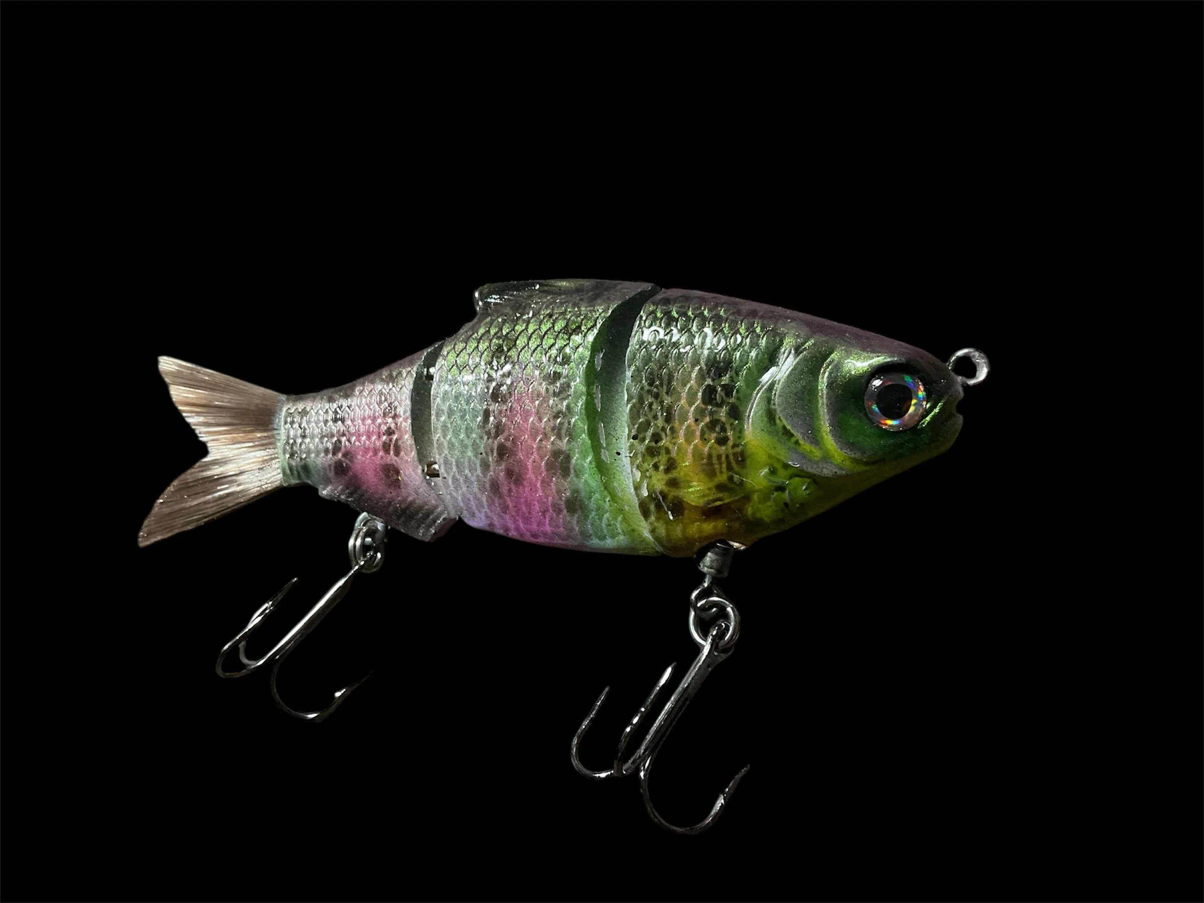 Multi joint swim bait