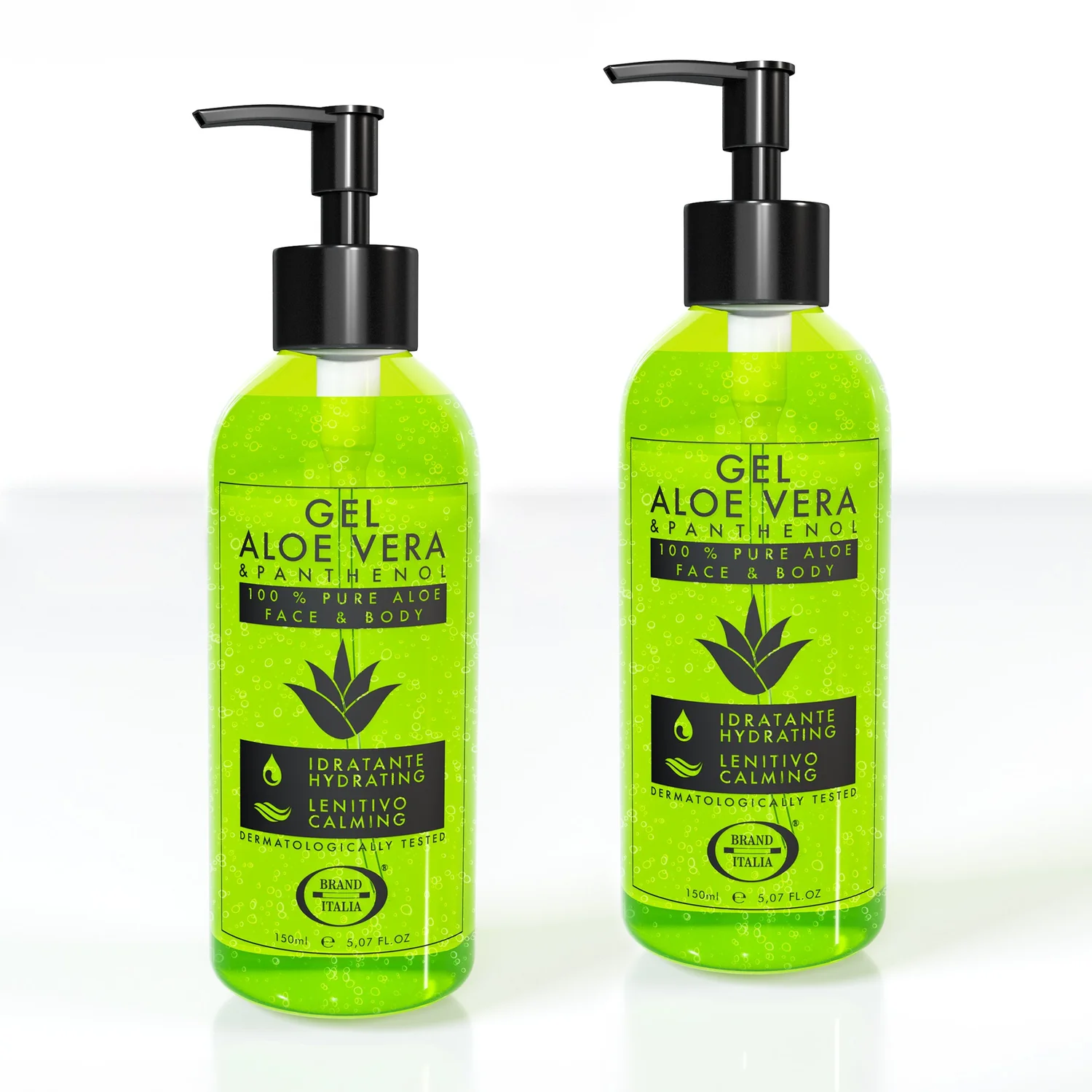 2 GEL ALOE VERA & PANTHENOL  www.italia-brand.com