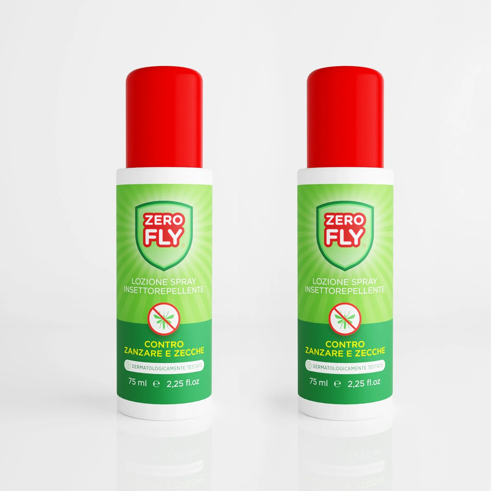 2 Spray Biocida Zero Fly Contro Zanzare e Zecche