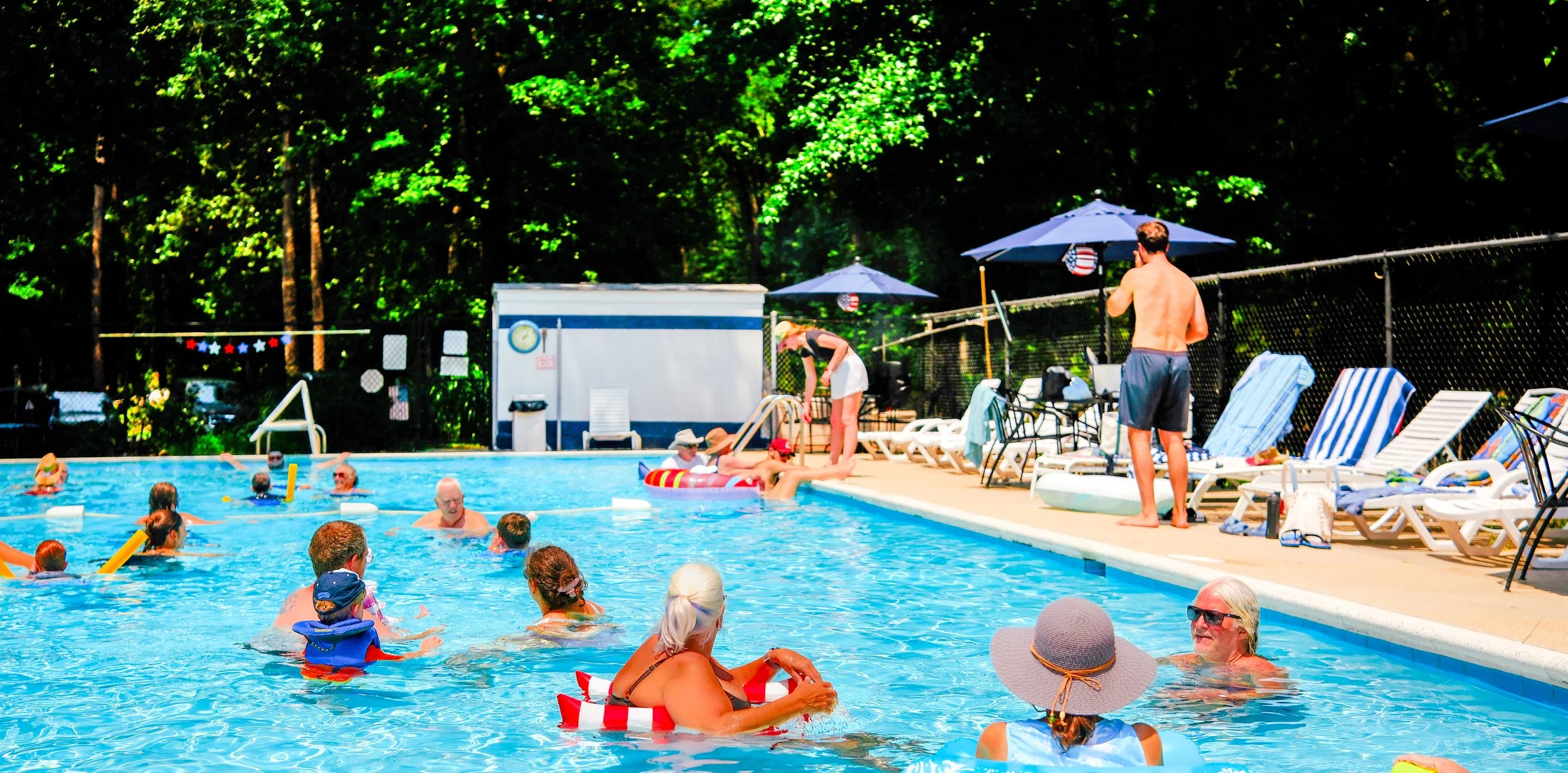 Outdoor Swimming Pool — Mathews Yacht Club
