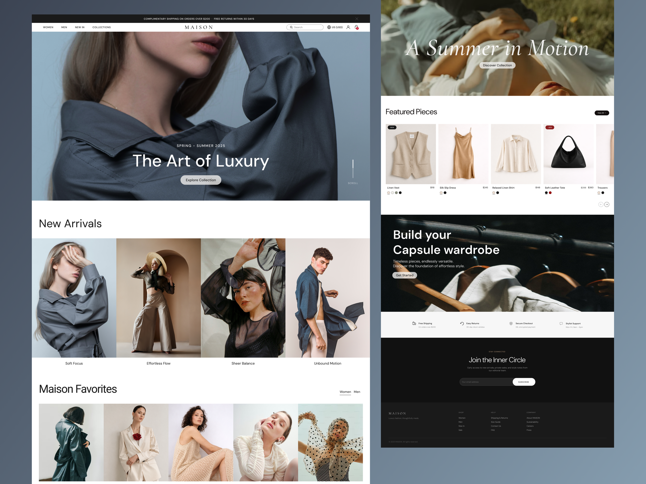 Fashion E-commerce Landing Page