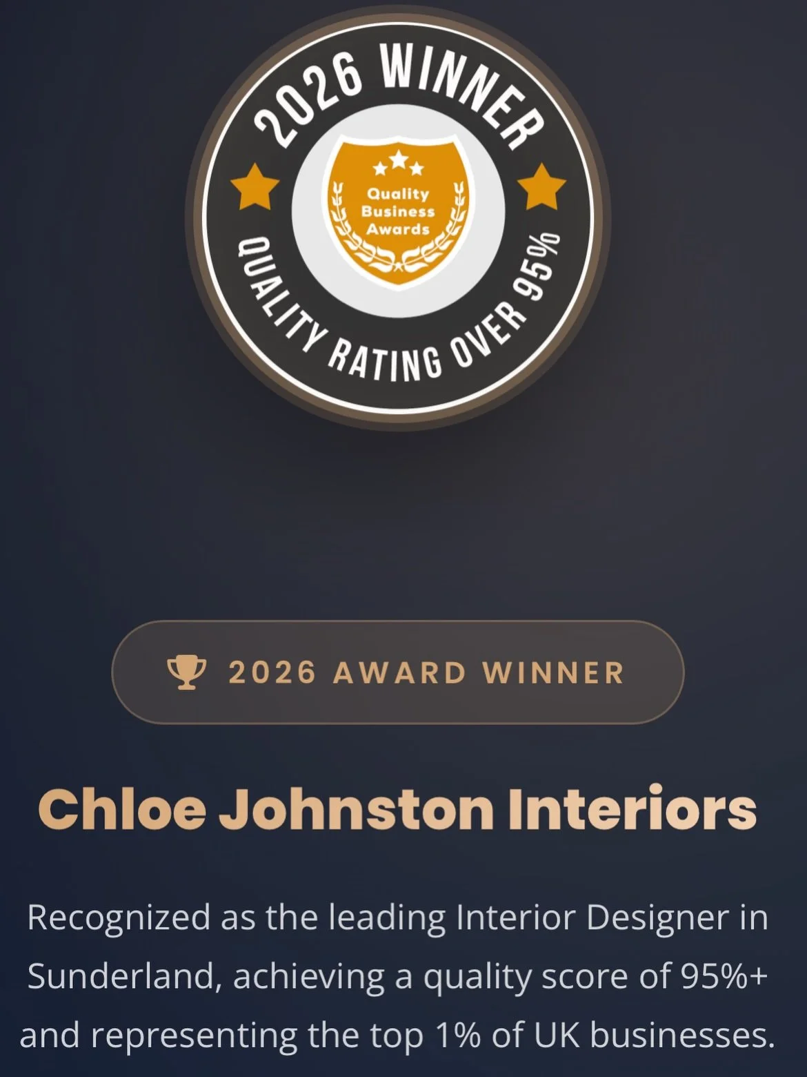 Happy friken Friday!! 🤎

What a lovely surprise this week when I found out @chloejohnstoninteriors has been voted Best Interior Designer in Sunderland for the second year running!! 

I honestly love my job and my clients make that possible so thank 