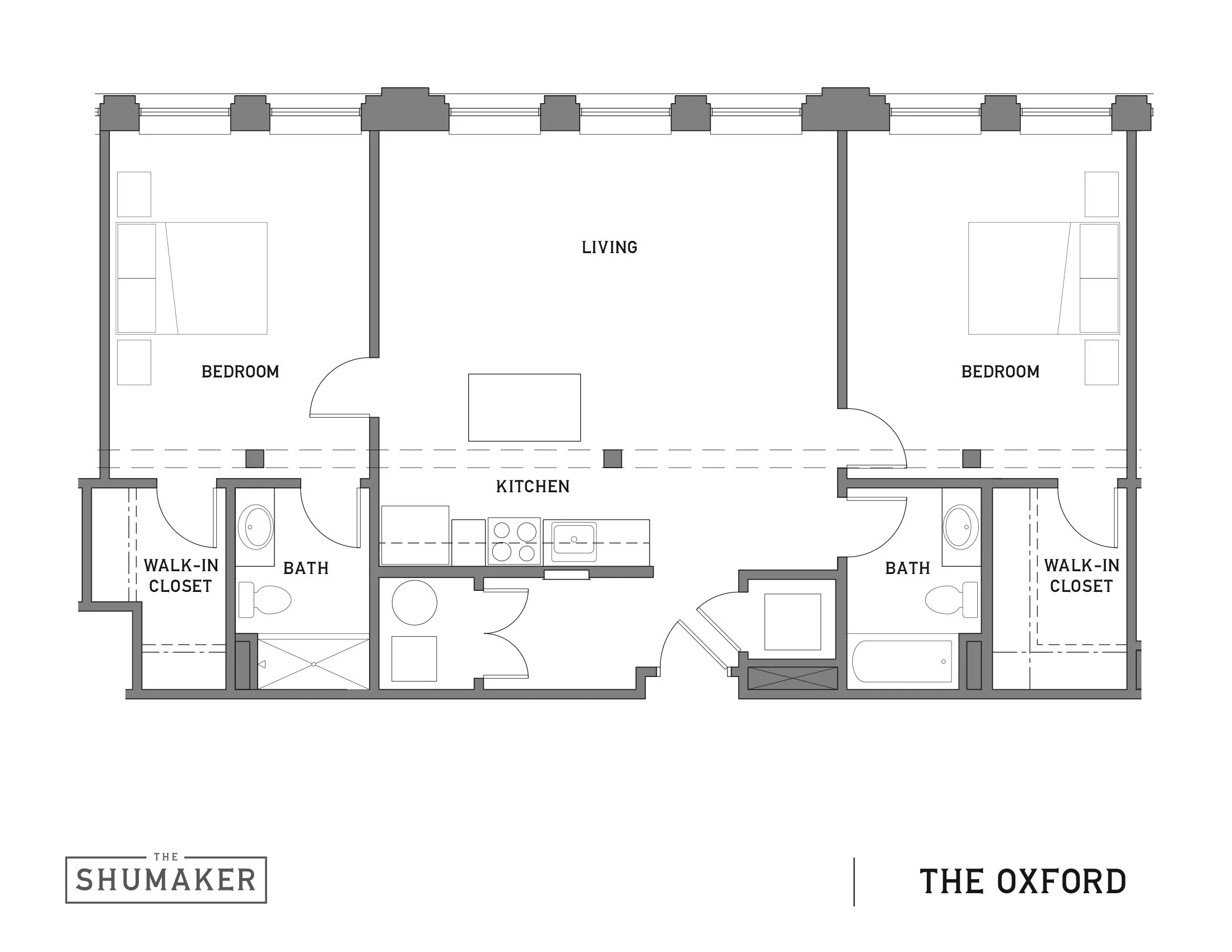 The Oxford | 1055 sq ft to 1249 sq ft
$1875-$2025