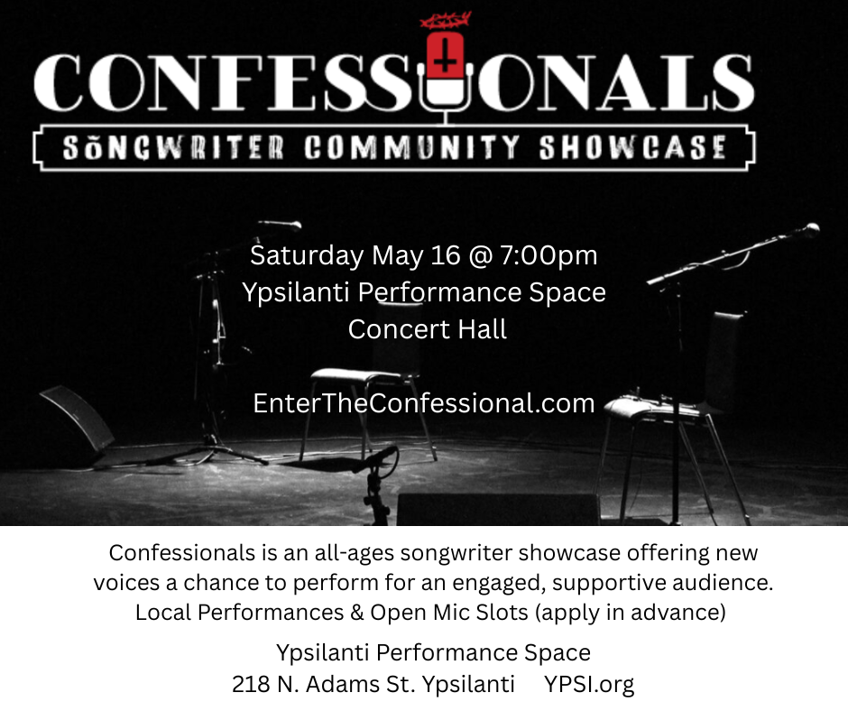Enter The Confessional Presents Singer Songwriter Event