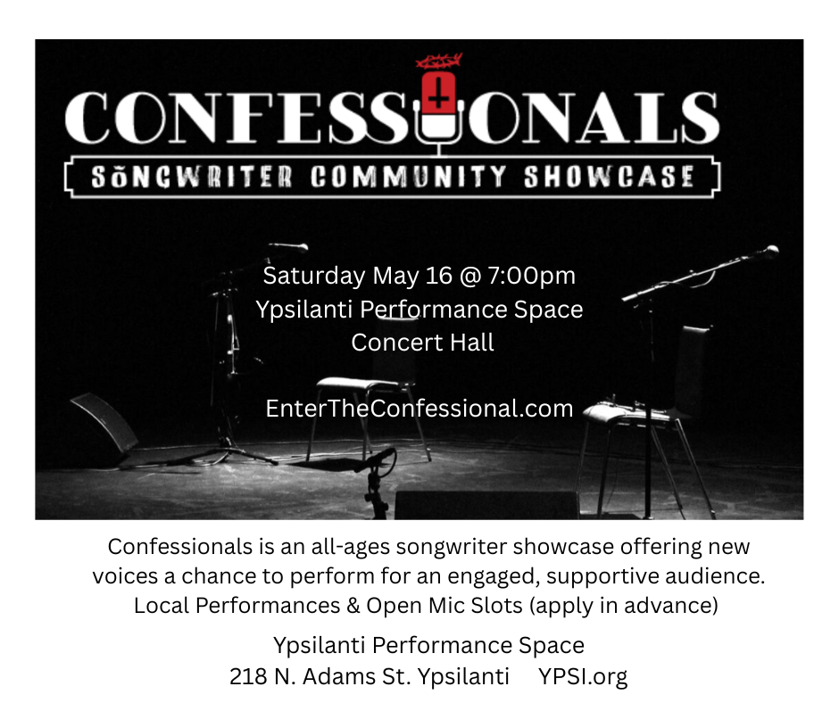 Enter The Confessional Presents Singer Songwriter Event
