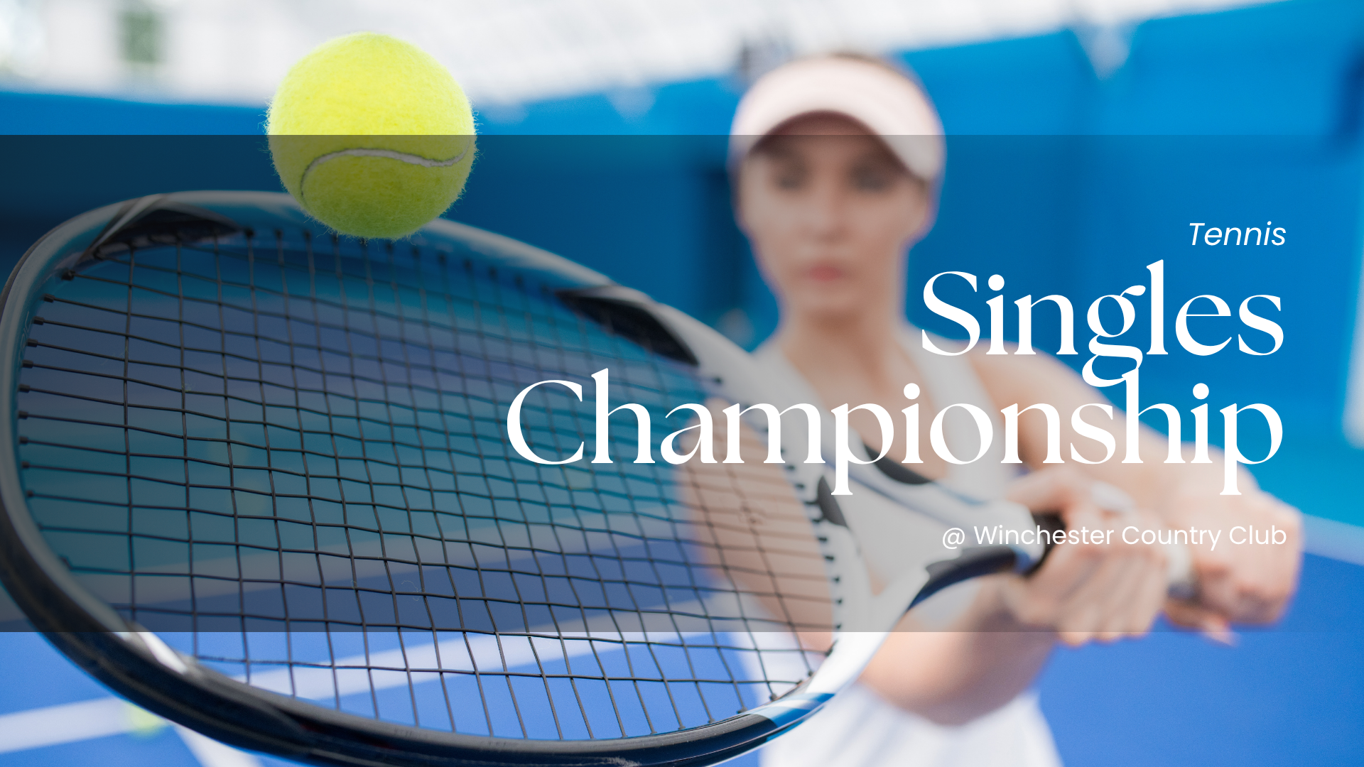 Singles Club Championship Begins