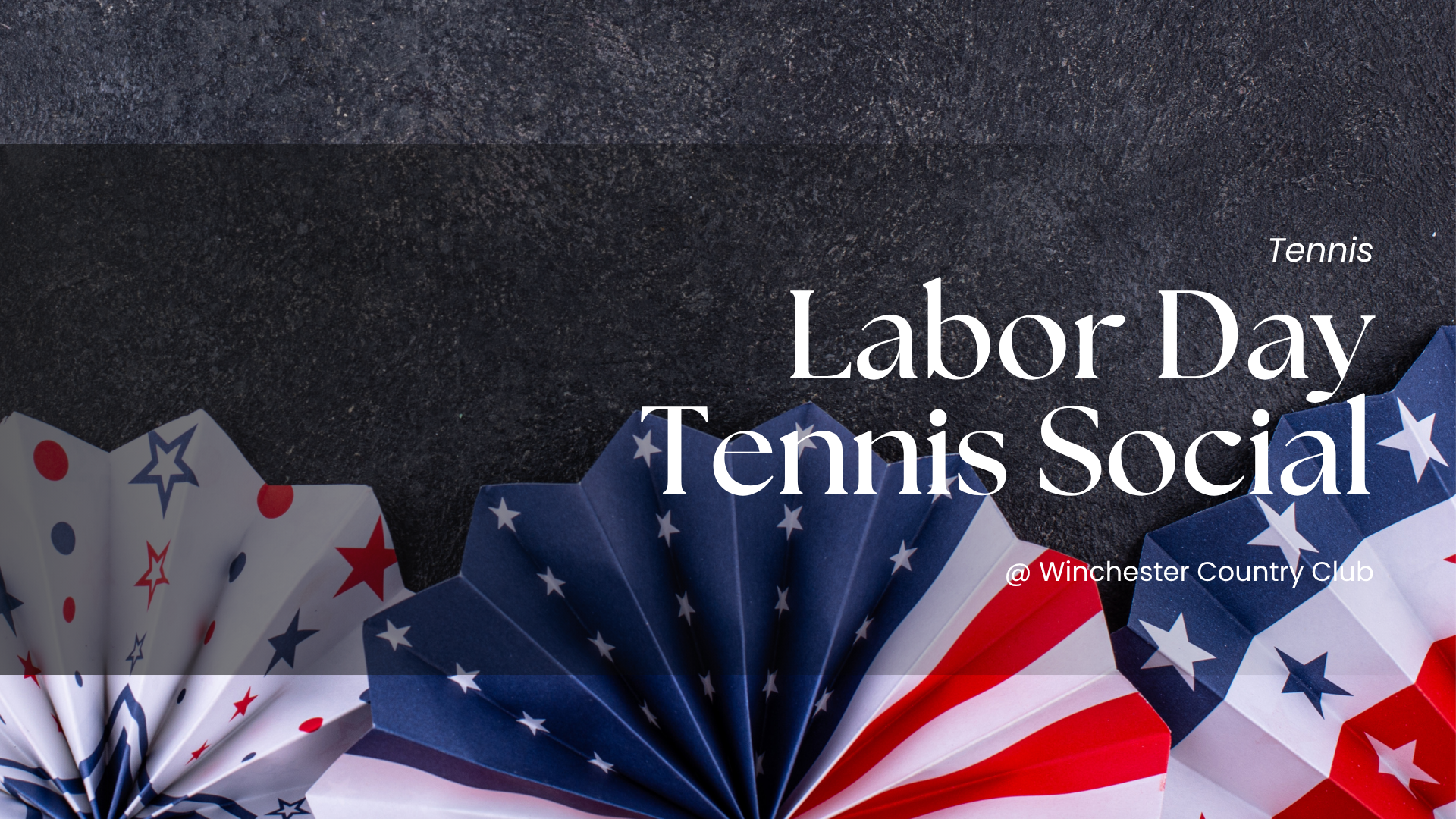 Tennis: Labor Day Social