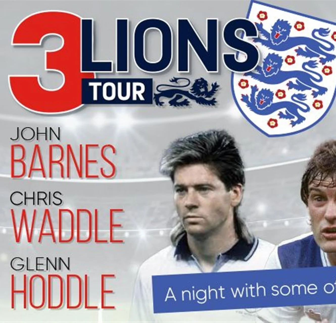 Three Lions – Barnes, Waddle & Hoddle