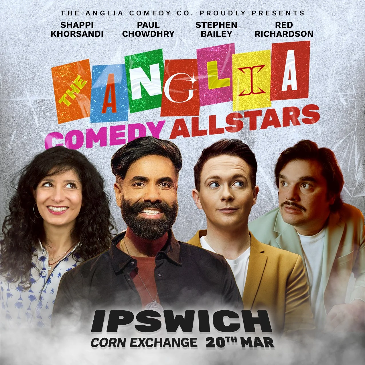 Suffolk theatre shows stand up comedy