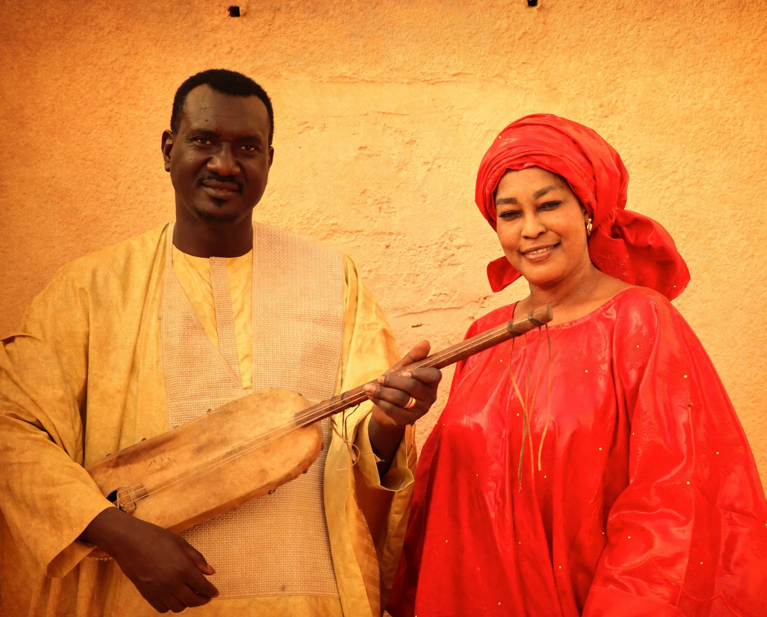 Bassekou Kouyate and Amy Sacko suffolk