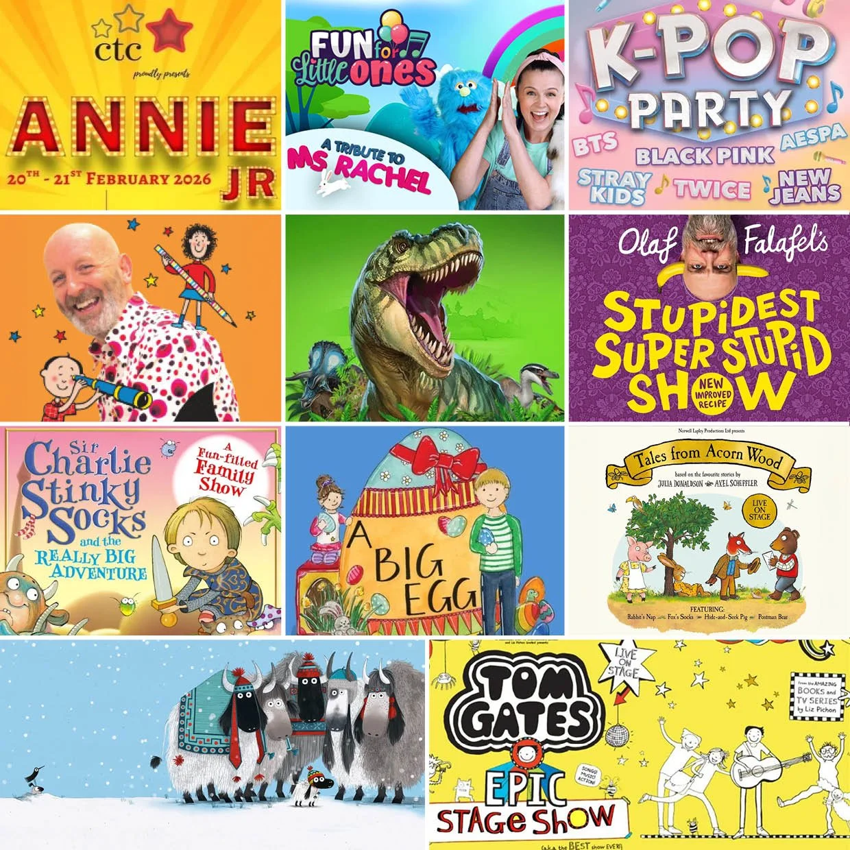 Half term shows for kids suffolk 2026
