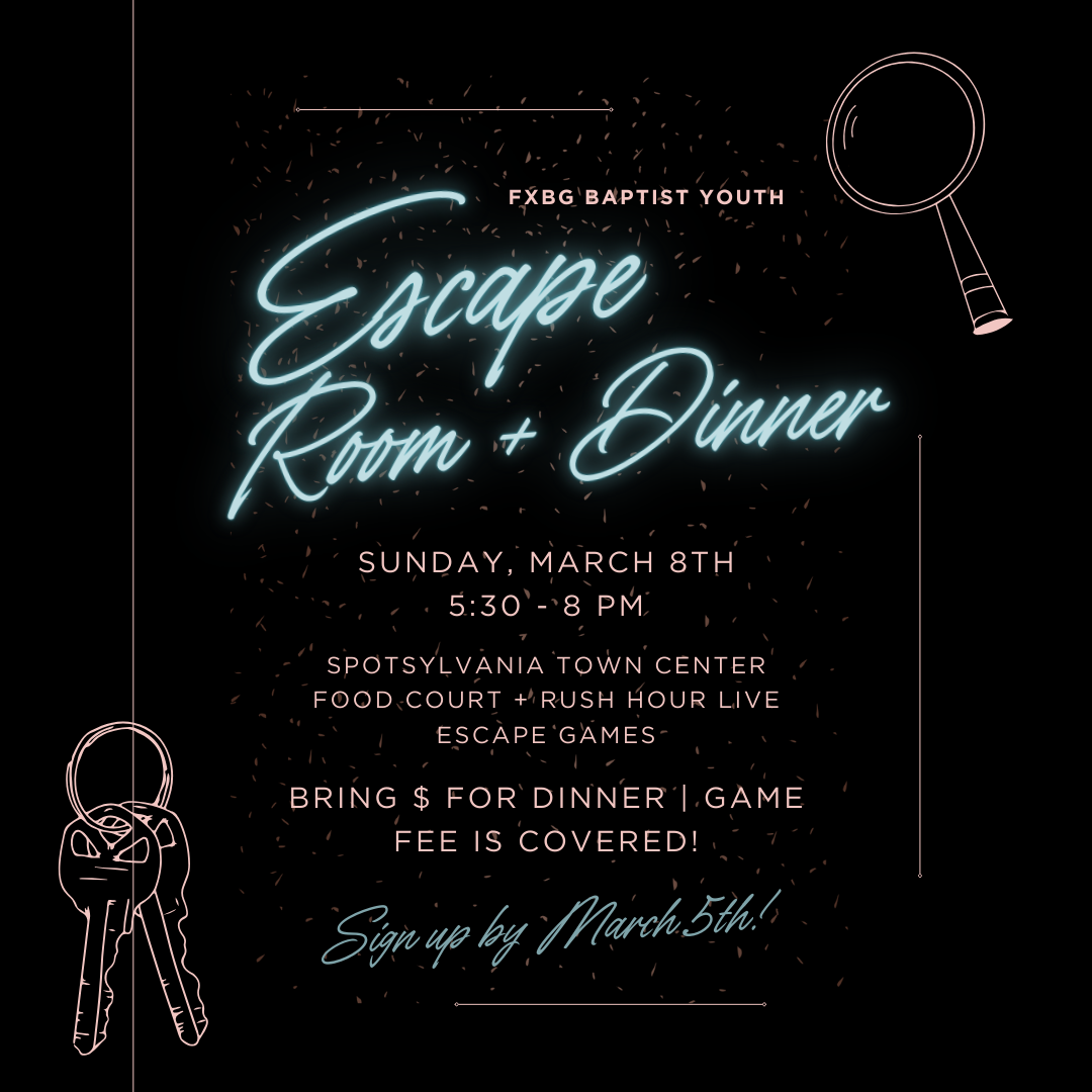 SNY Dinner + Escape Room