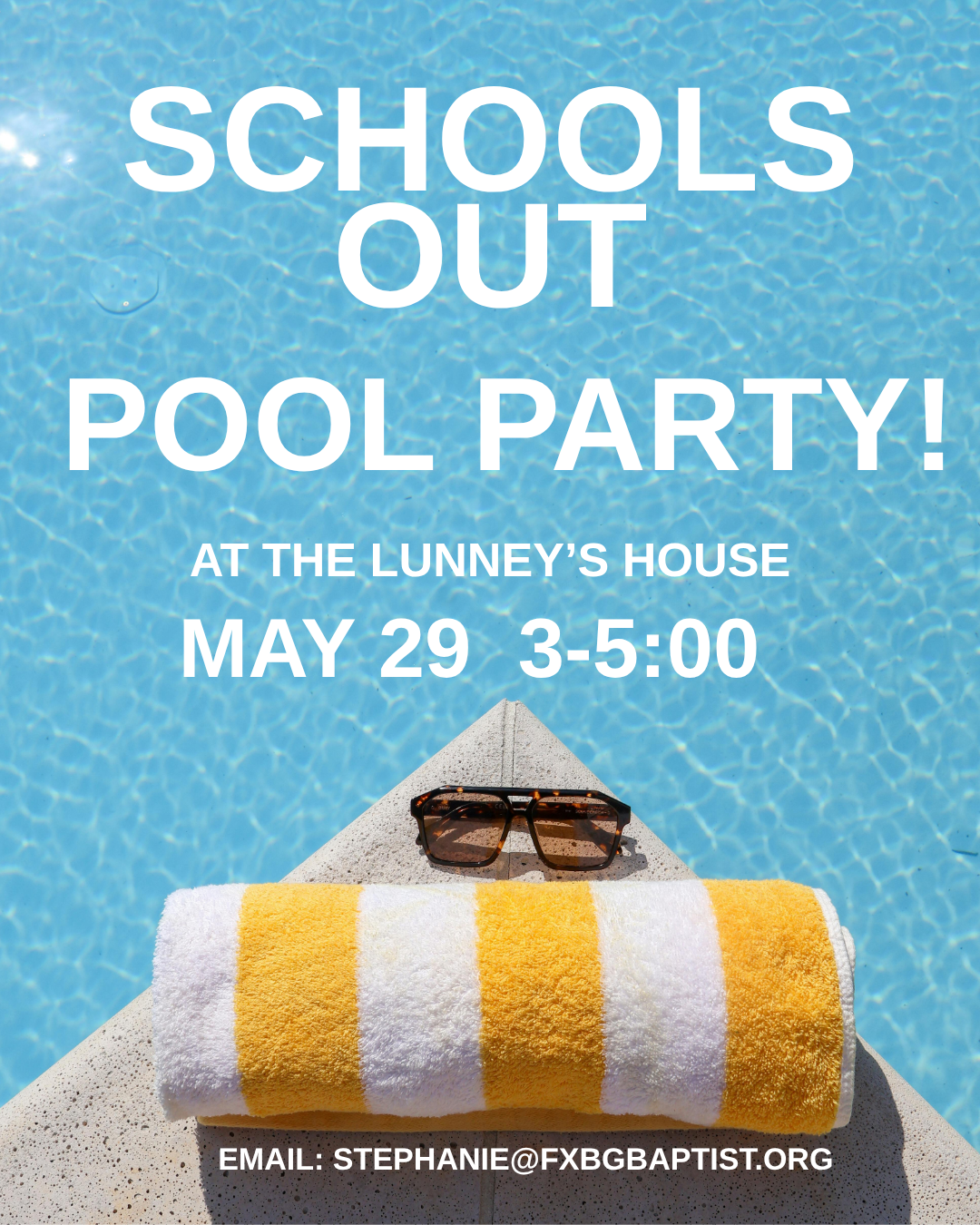 School's Out Pool Party