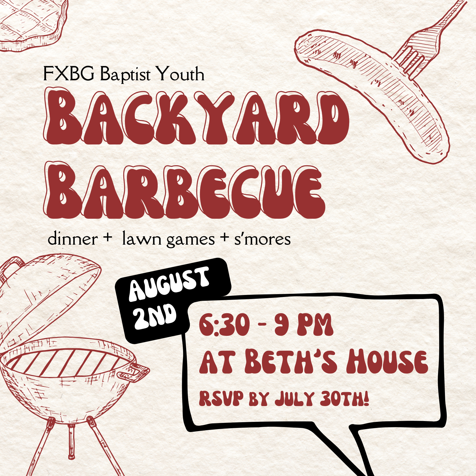 Youth Backyard BBQ