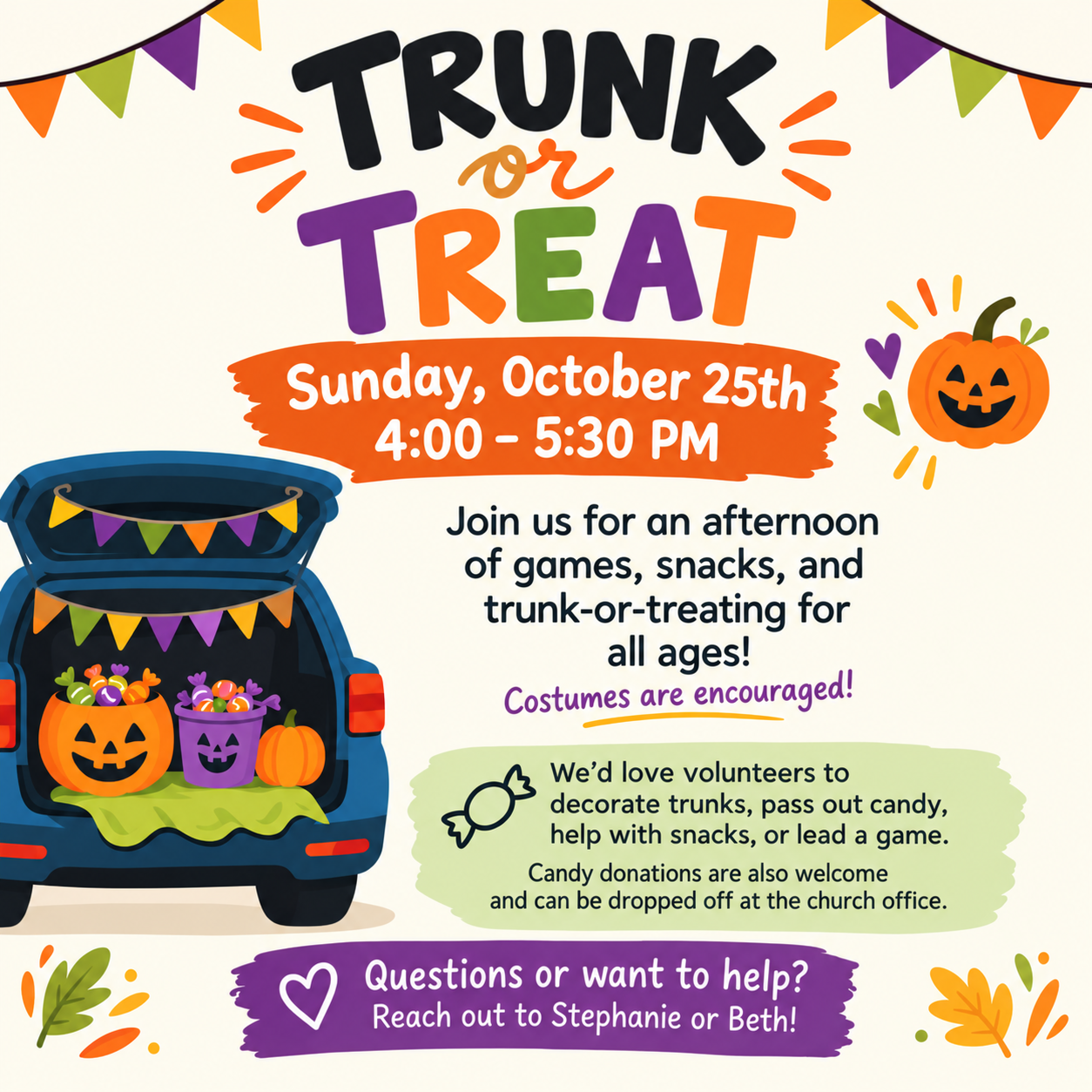 Trunk or Treat