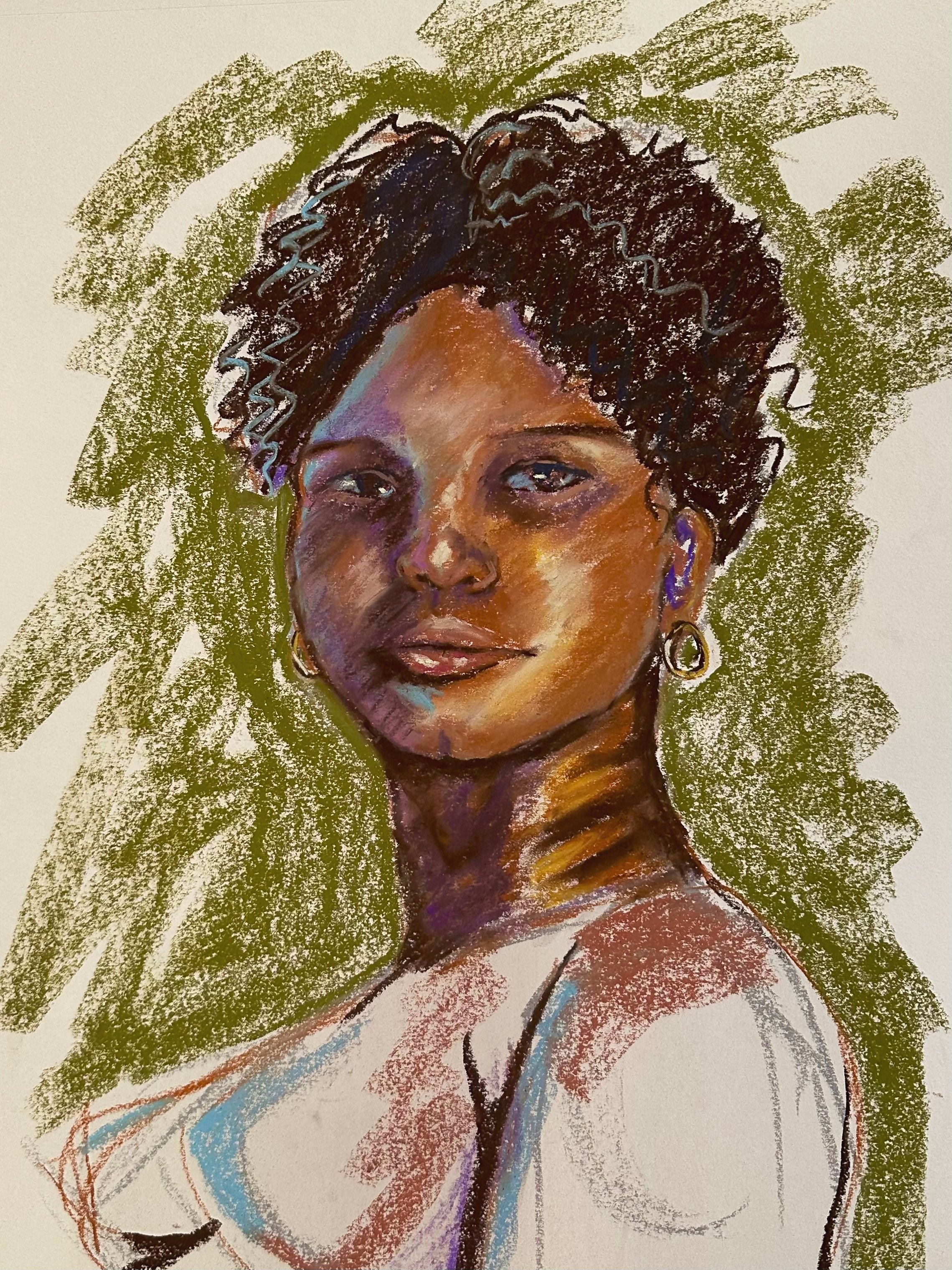 Life Drawing Study 2023, Chalk pastel