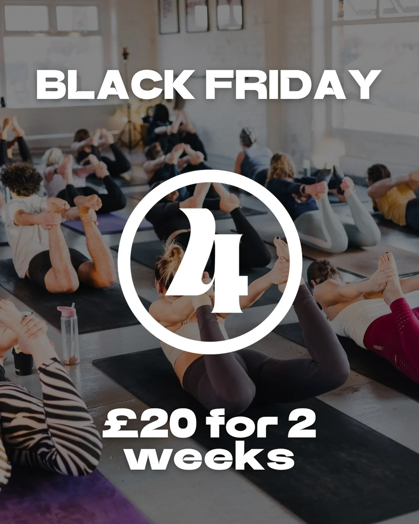 For one day only - we&rsquo;ve officially lost the plot!!!🤪

&pound;20 for 2 weeks of yoga. Madness? Maybe. 

Worth it? Absolutely. 

Be quick before we change our mind&hellip; (because we might)

#blackfridayoffer #blackfriday #yogadeal #4nt