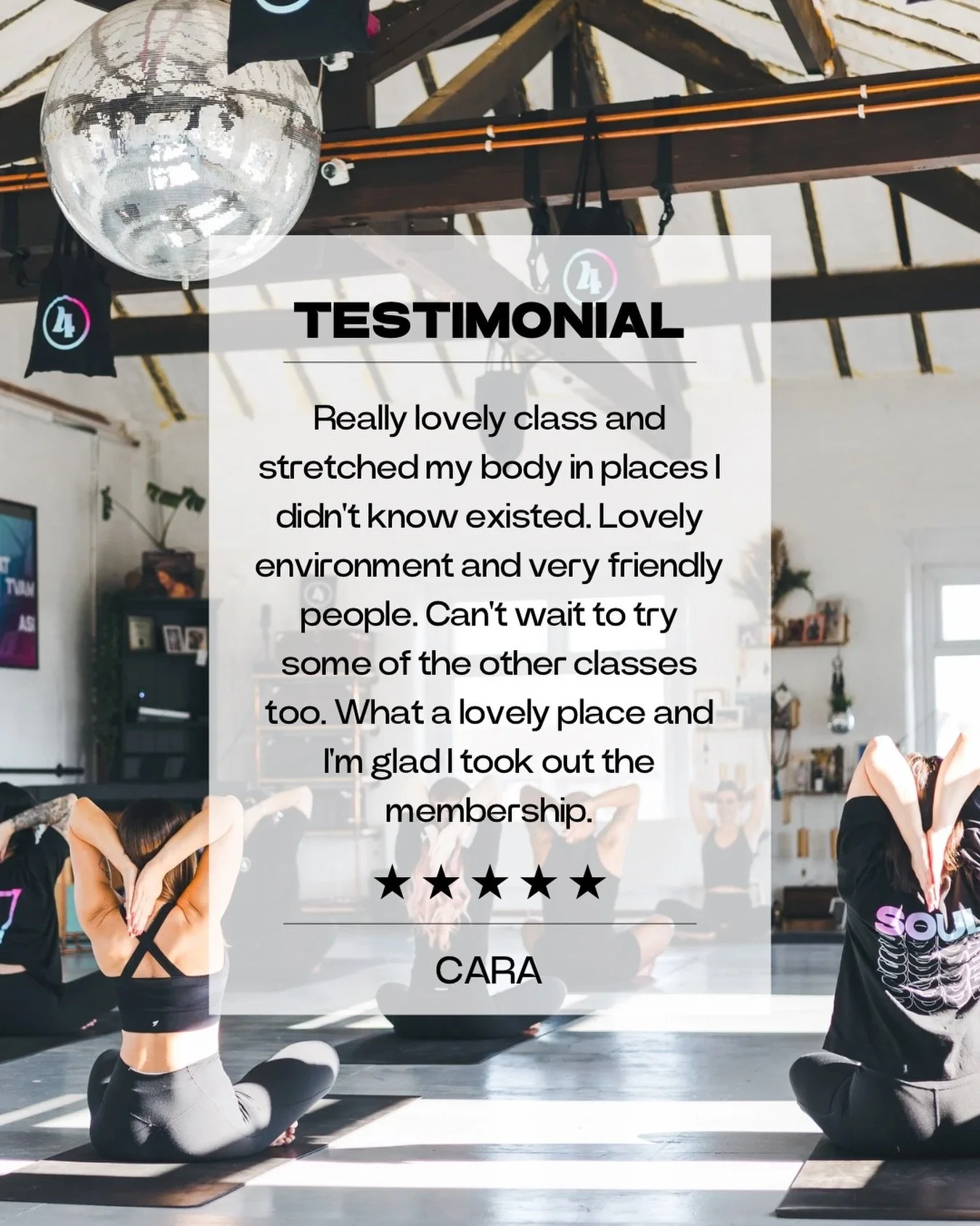 Our community is EVERYTHING! 

#testimonial #4ntyoga #stockport