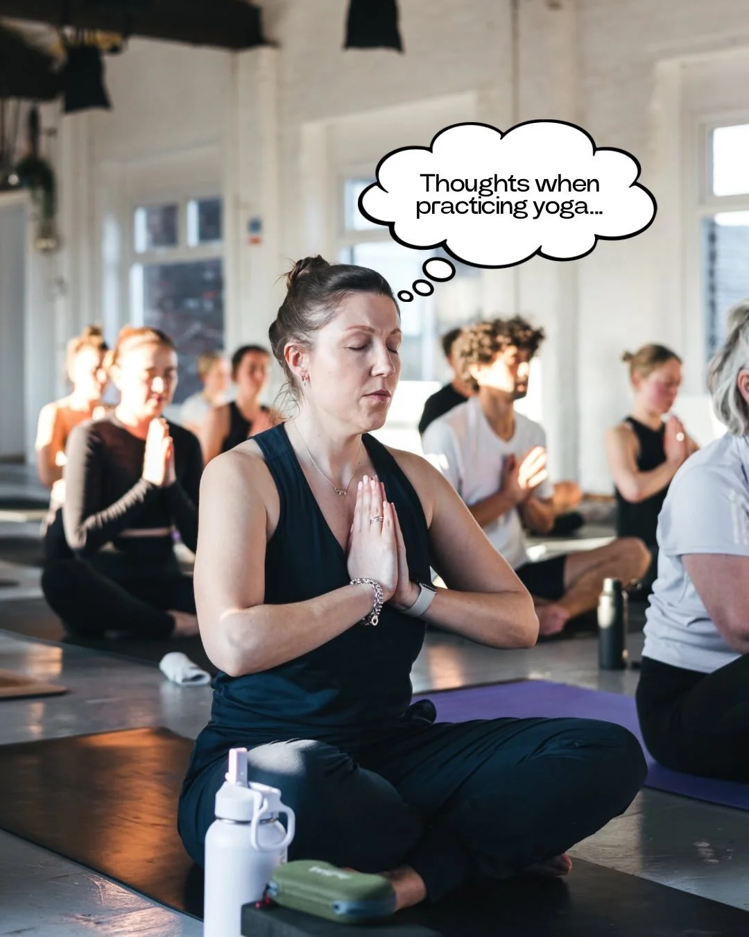 Sometimes intrusive, sometimes unhinged - if there&rsquo;s one thing we know, it&rsquo;s that the thoughts will always come and go.

The practice isn&rsquo;t about stopping them.
It&rsquo;s about noticing them&hellip; and coming back to your breath. 