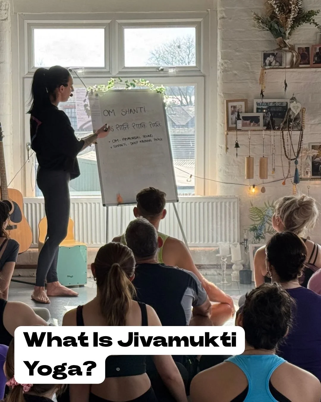 What is Jivamukti Yoga? 

It&rsquo;s movement with meaning. A practice that blends powerful physical movement, breathwork, music, meditation, philosophy and community - designed to challenge your body while bringing you back to yourself. 

At its cor