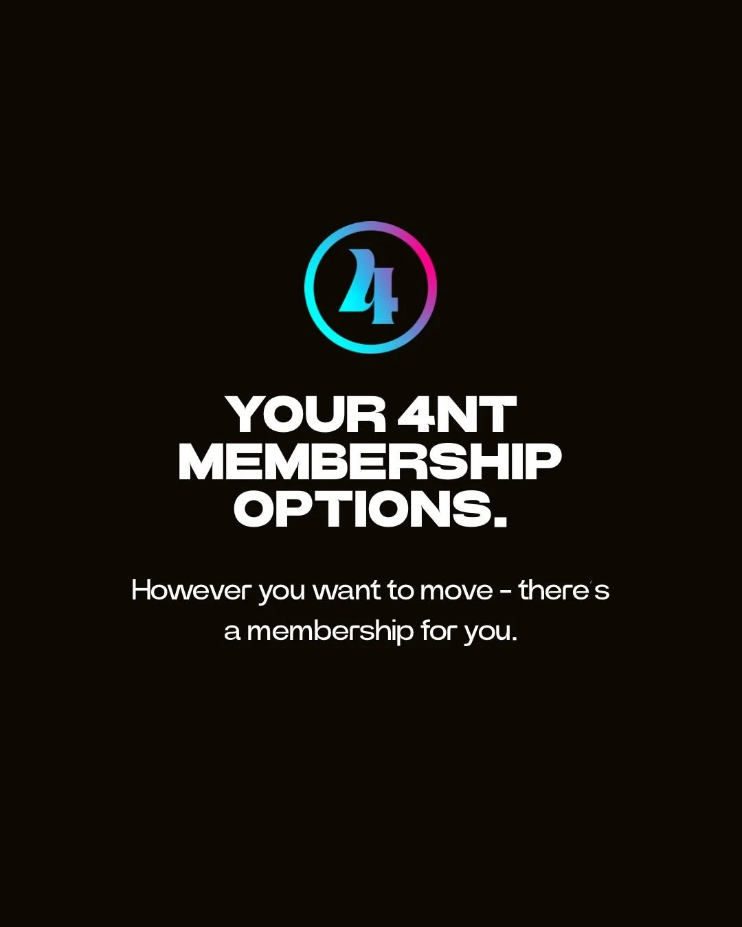 This is access to a way of living!🧘🏼&zwj;♀️

Deepen your practice, in-person or online with 4NT. 

No matter where you&rsquo;re starting from, we&rsquo;ve created memberships that feel flexible and accessible. 

This is your space to build strength