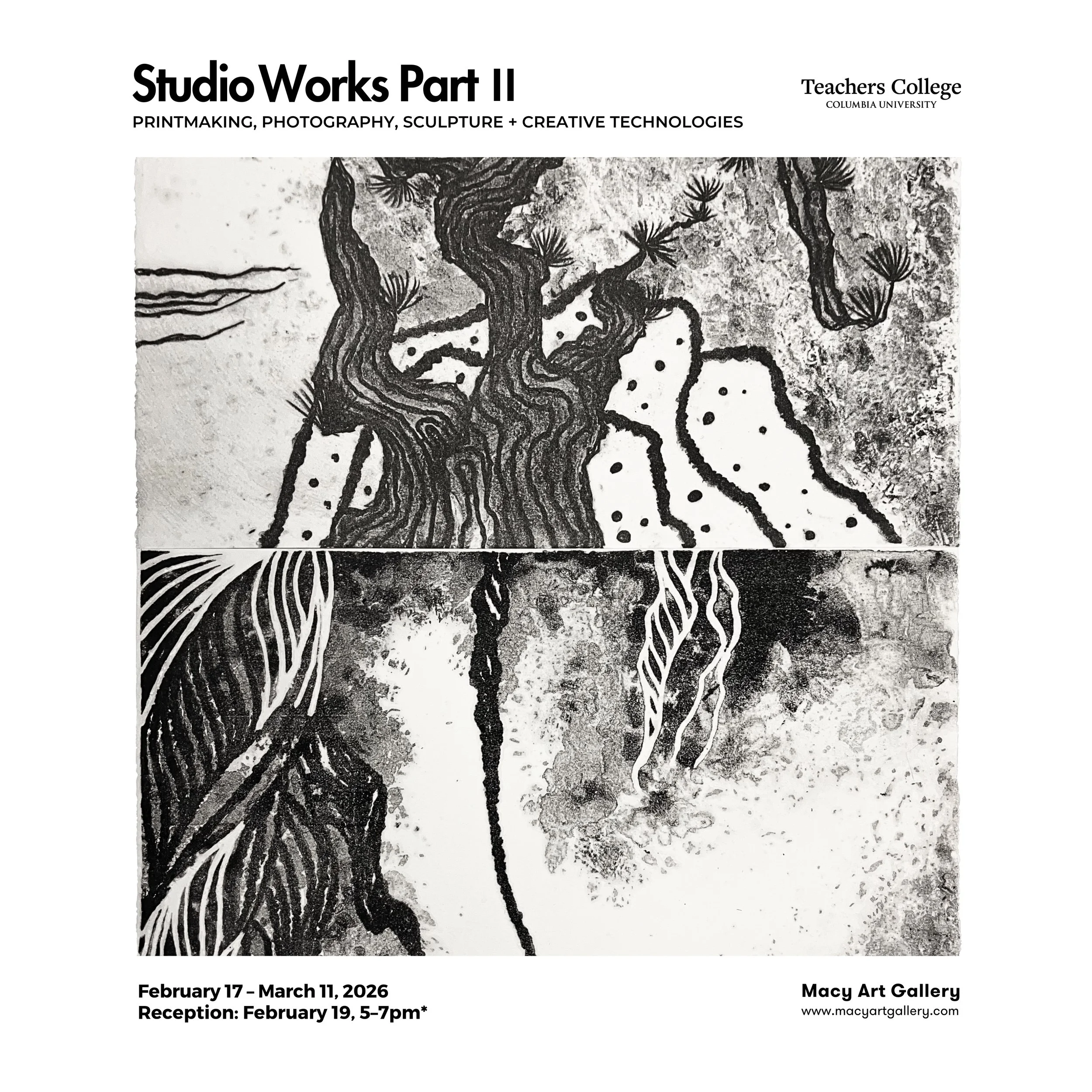 Studio Works Part II: Printmaking, Photography, Sculpture, Creative Technology