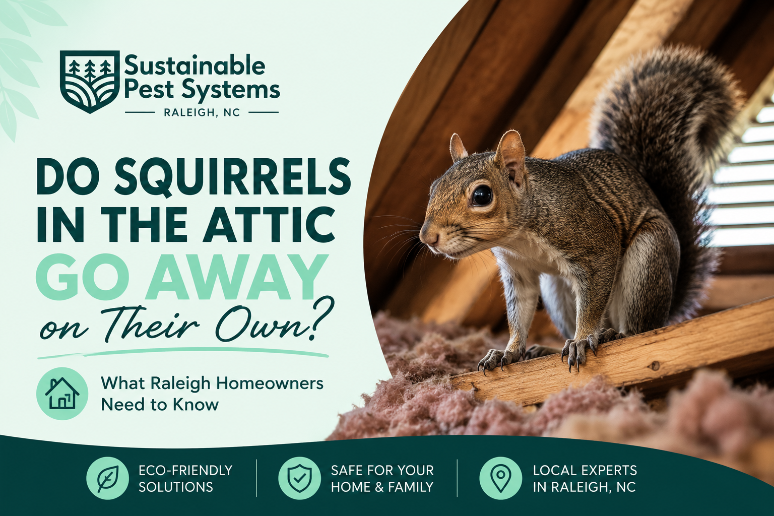 Do Squirrels in the Attic Go Away on Their Own?